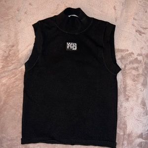 Alexander Wang Logo Patch Muscle Tank